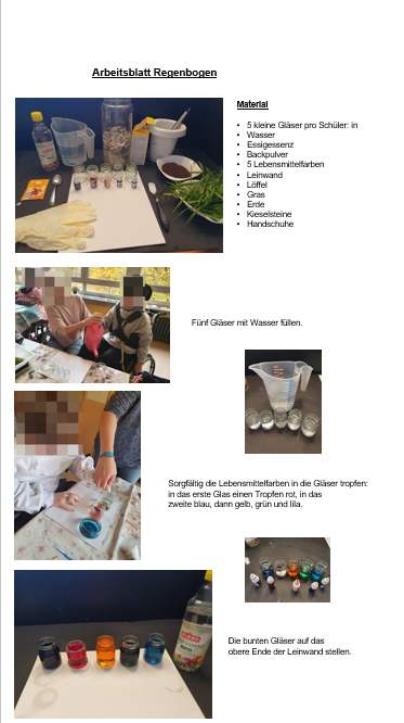 Thumbnail: Chemie/Reaktionen von Stoffen: „ Der Regenbogen“