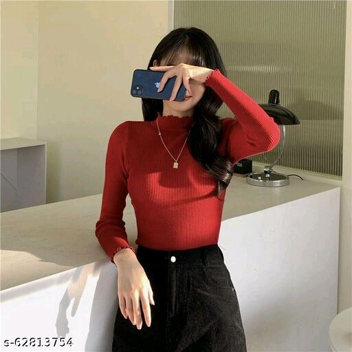 Thumbnail: Catalog Name:*Trendy Retro Women Tops & Tunics*
Fabric: Lycra
Sleeve Length: Lon