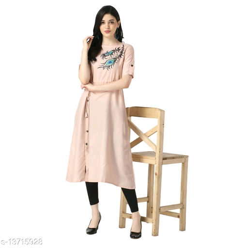 Thumbnail: Catalog Name:*Aakarsha Sensational Kurtis*
Fabric: Rayon Slub
Combo of: Single
S