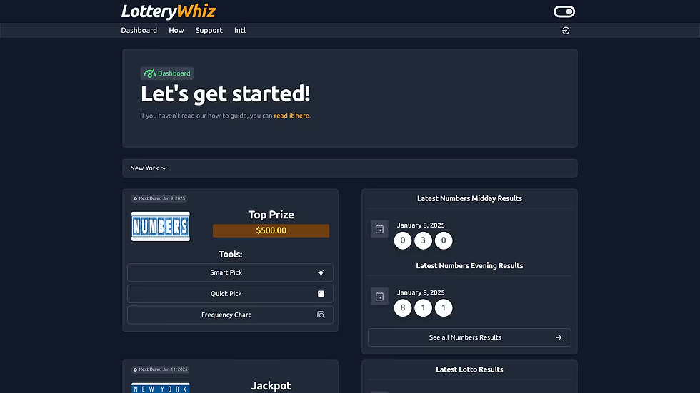 Lottery Whiz