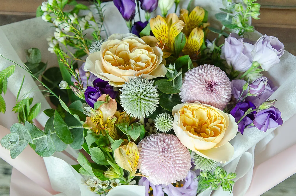 縮圖：夢露粉|鮮花花束