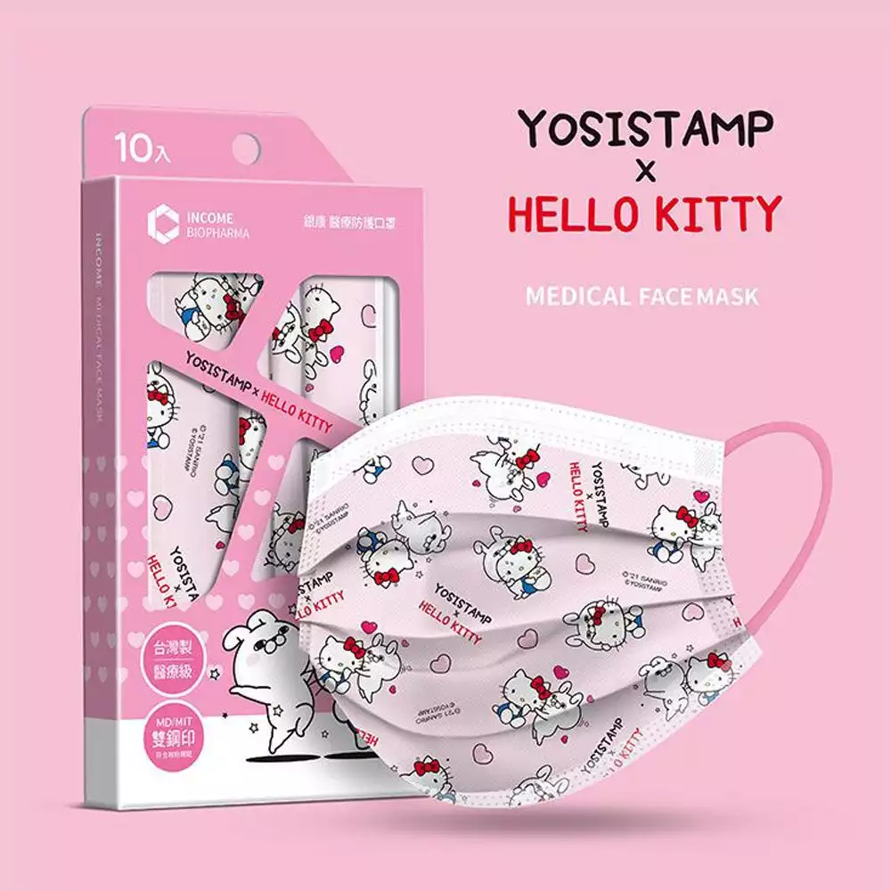 Kitty10枚入(呦喜兔x三麗鷗聯名款)