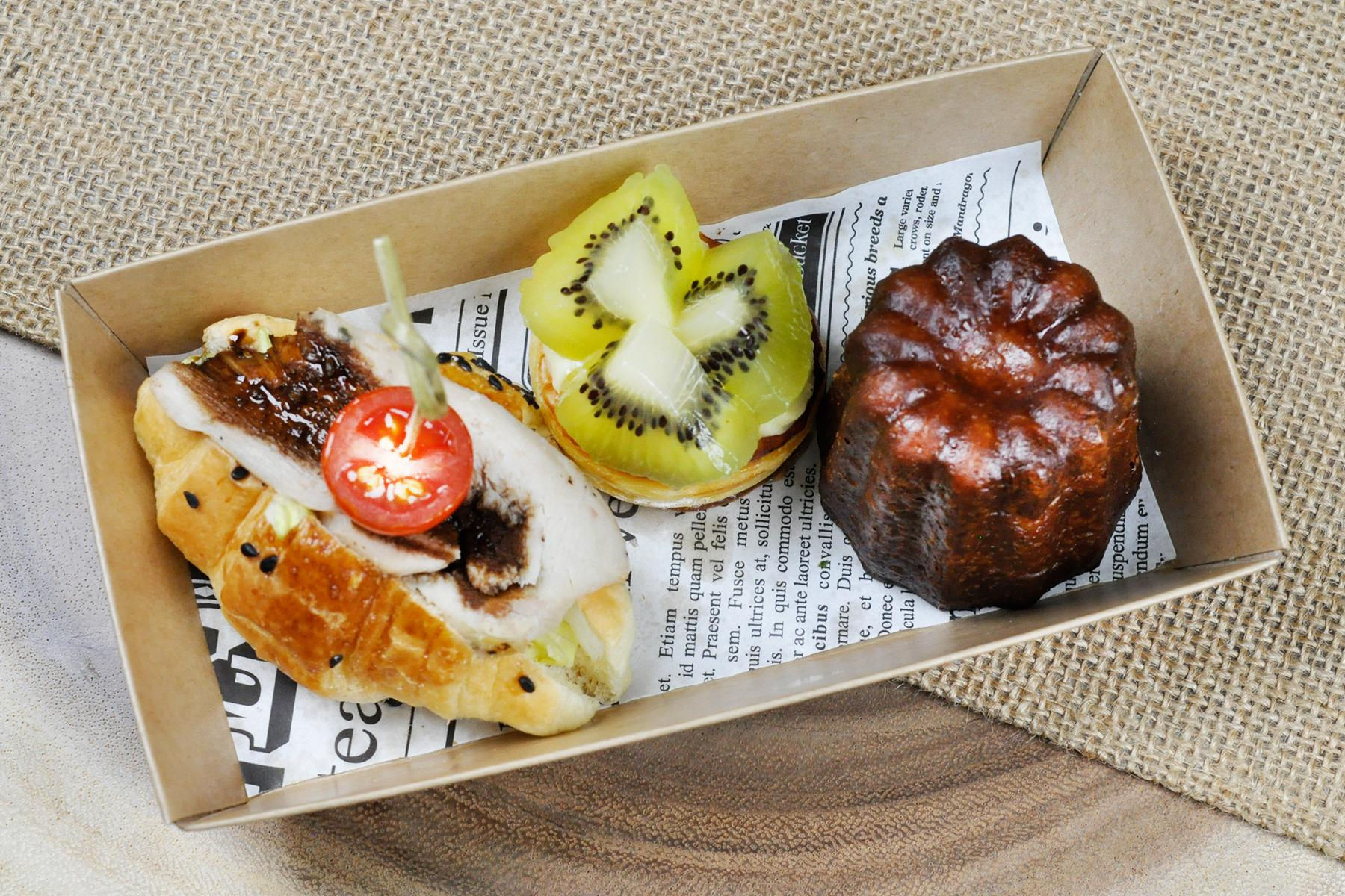 水果丹麥+可麗露餐盒