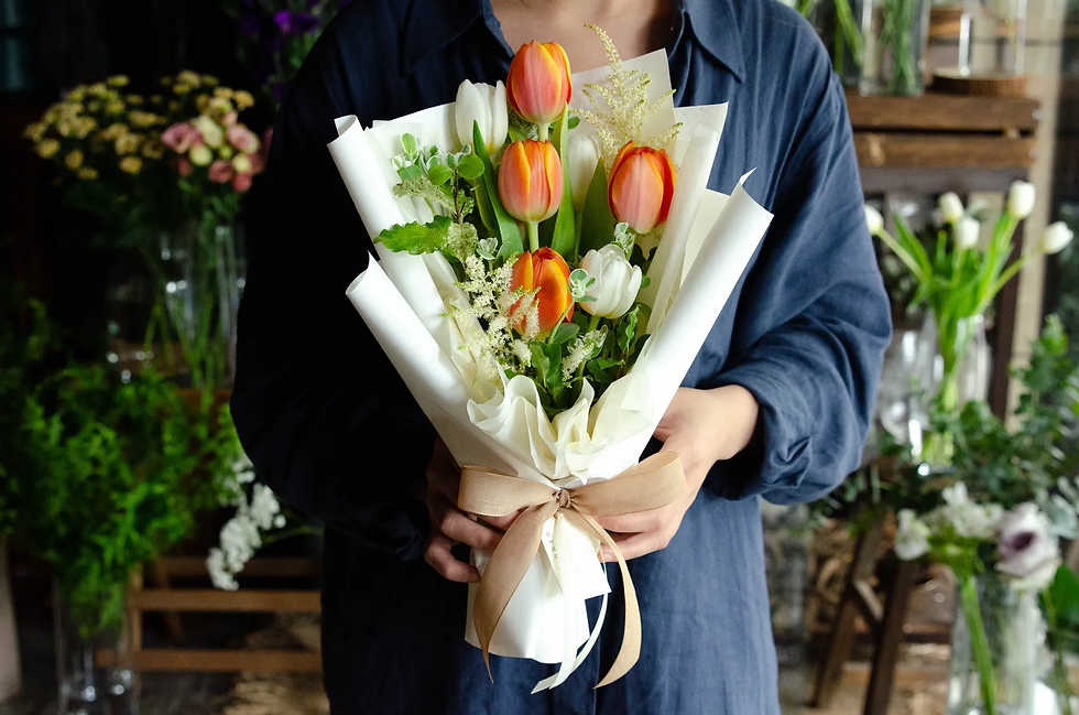 縮圖：鬱金香花束｜愛瑪橘