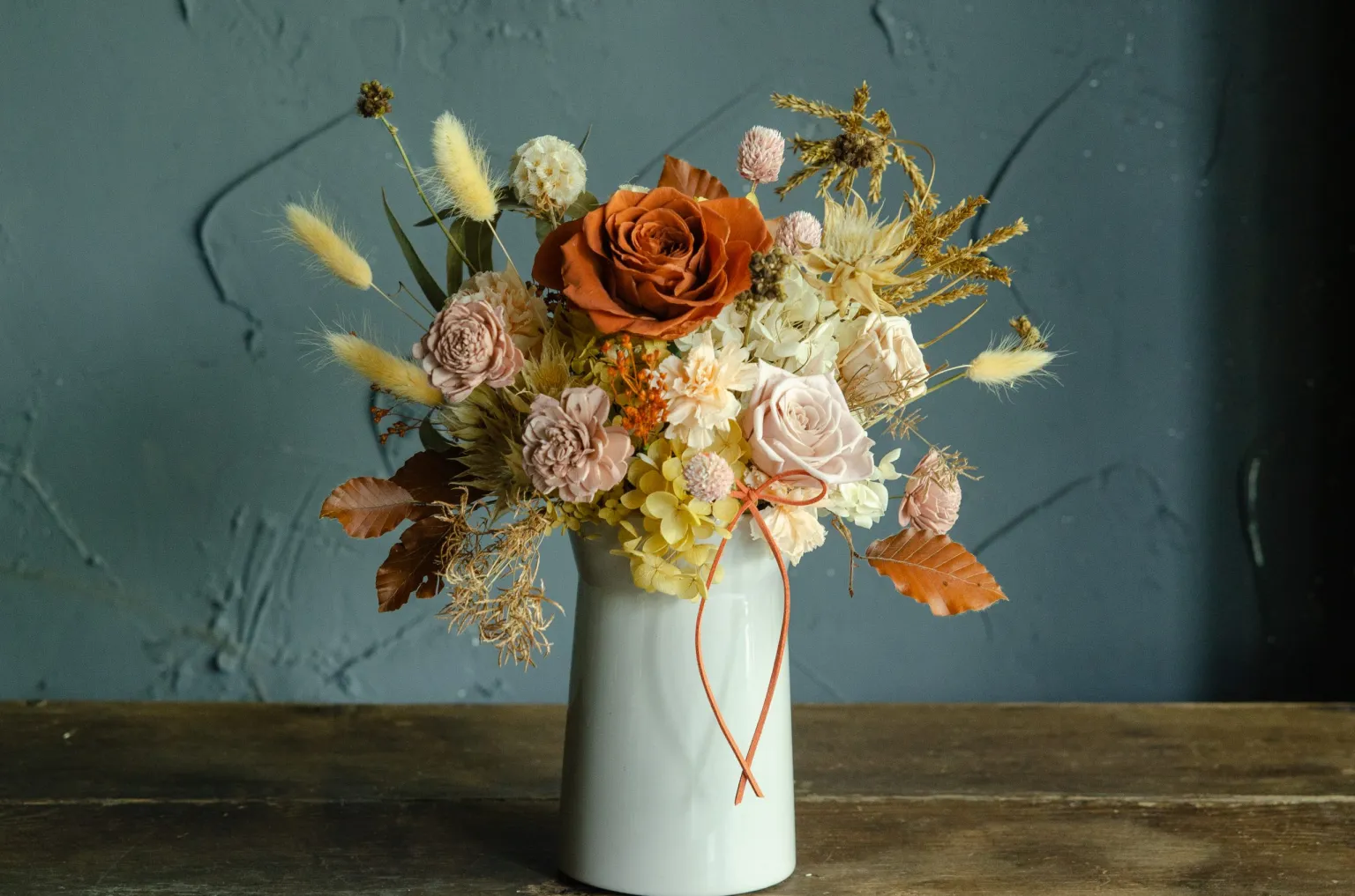 芥末桔子|永生盆花