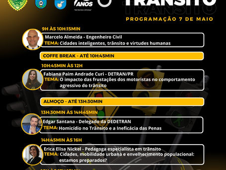 Seminário Estadual de Trânsito terá palestra com comentarista Marcelo Almeida em Foz