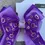 Thumbnail: Purple Bridle Bit Print with Square Bling Center
