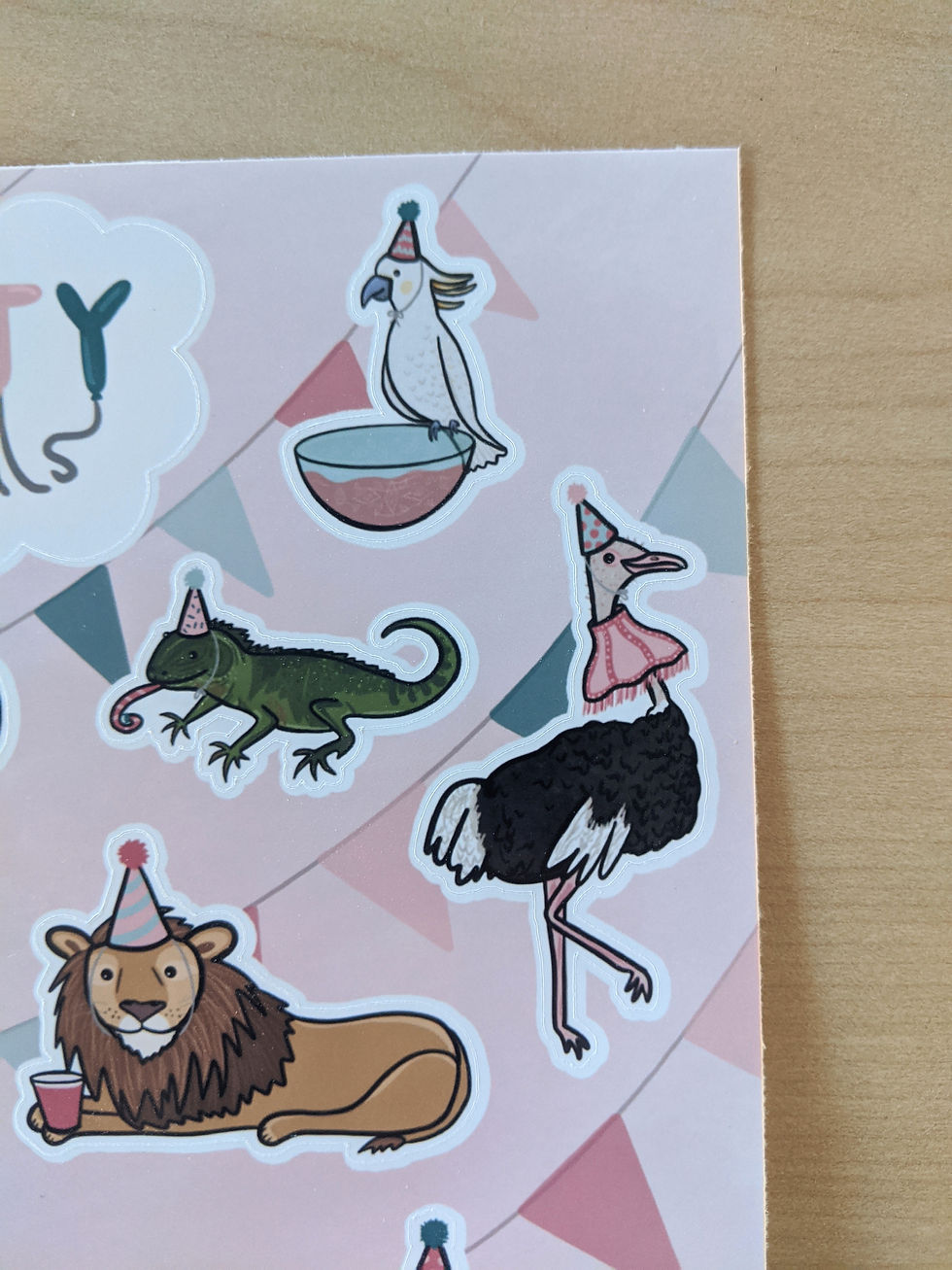 Thumbnail: Party Animals Waterproof Sticker Sheet