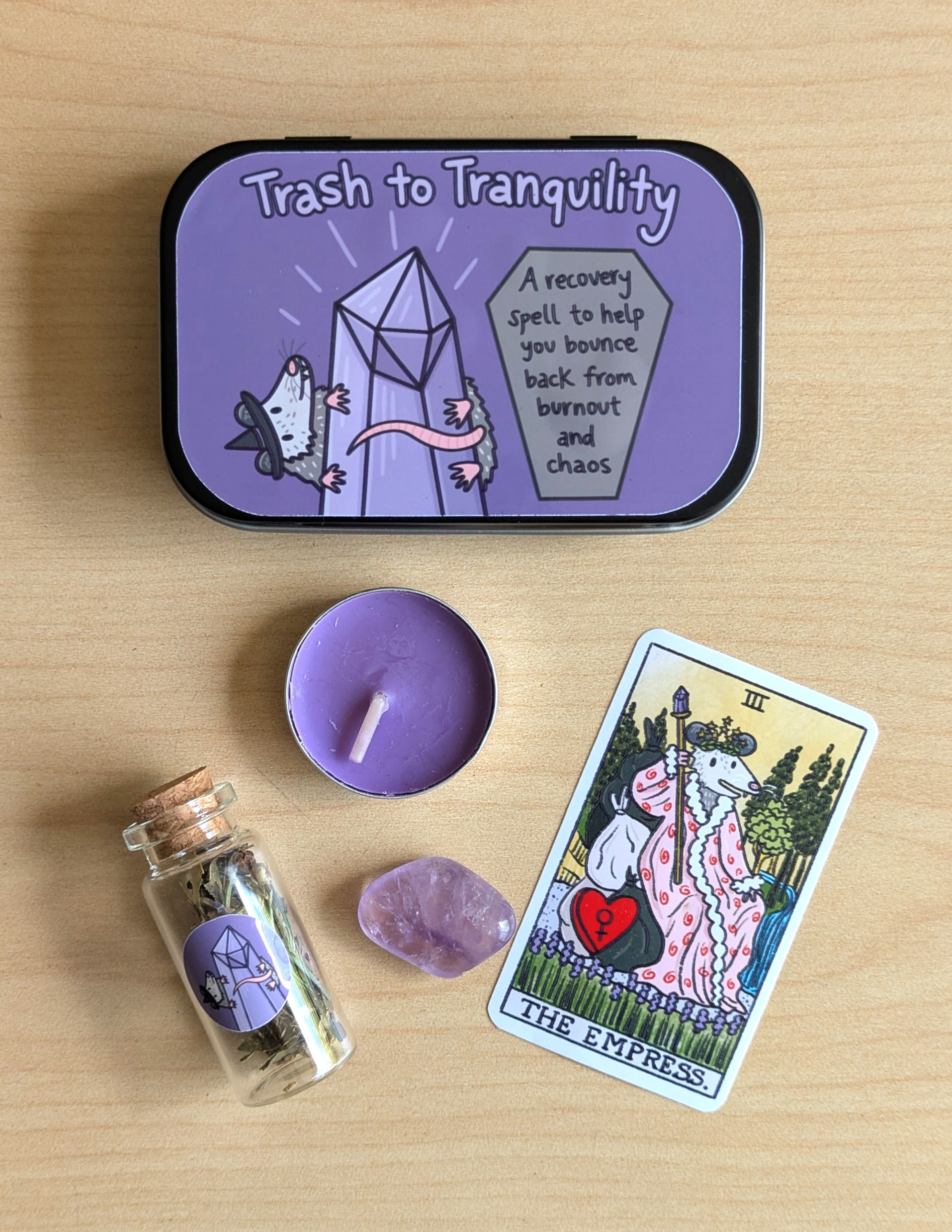 Trash to Tranquility Possum Spell Kit