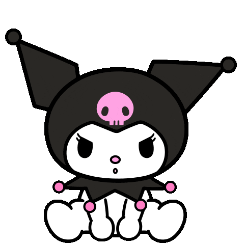 Charming Kuromi Sticker by Sanrio Korea.gif