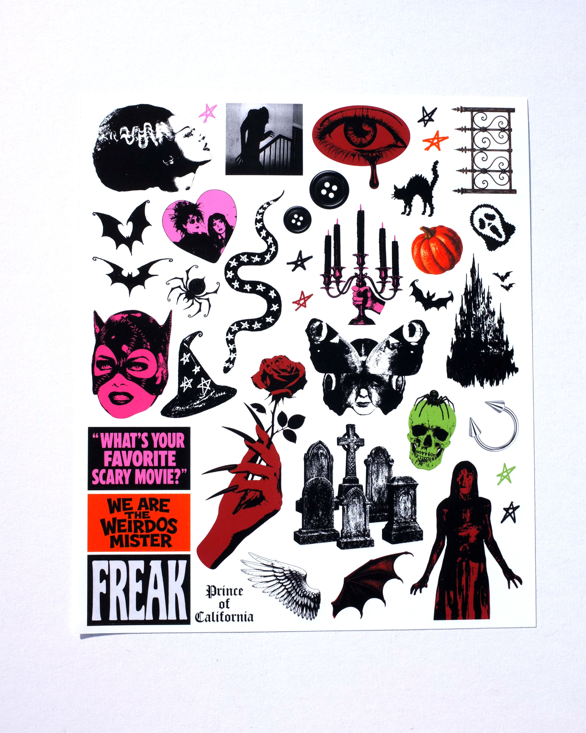 CULT CLASSIC LARGE STICKER SHEET