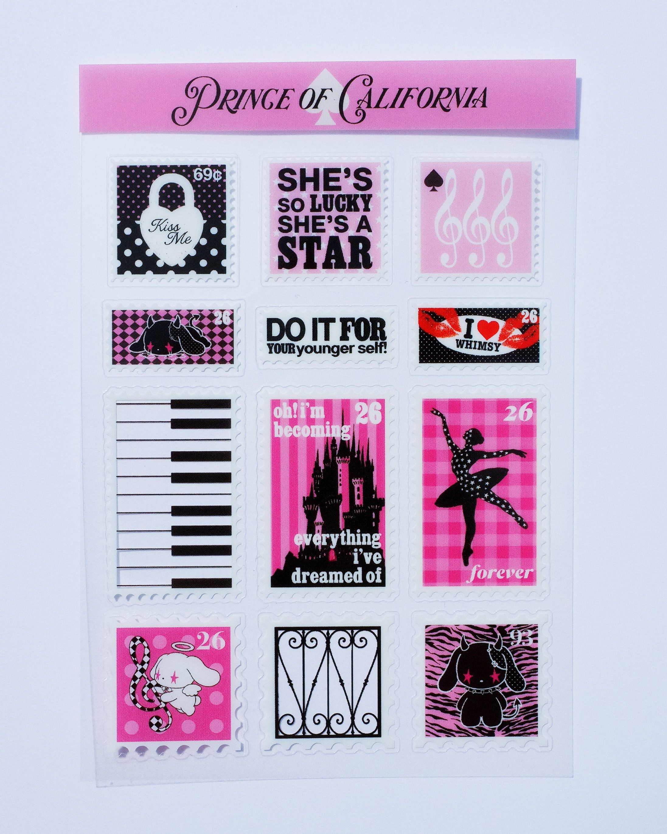 STAMP STICKER SHEET