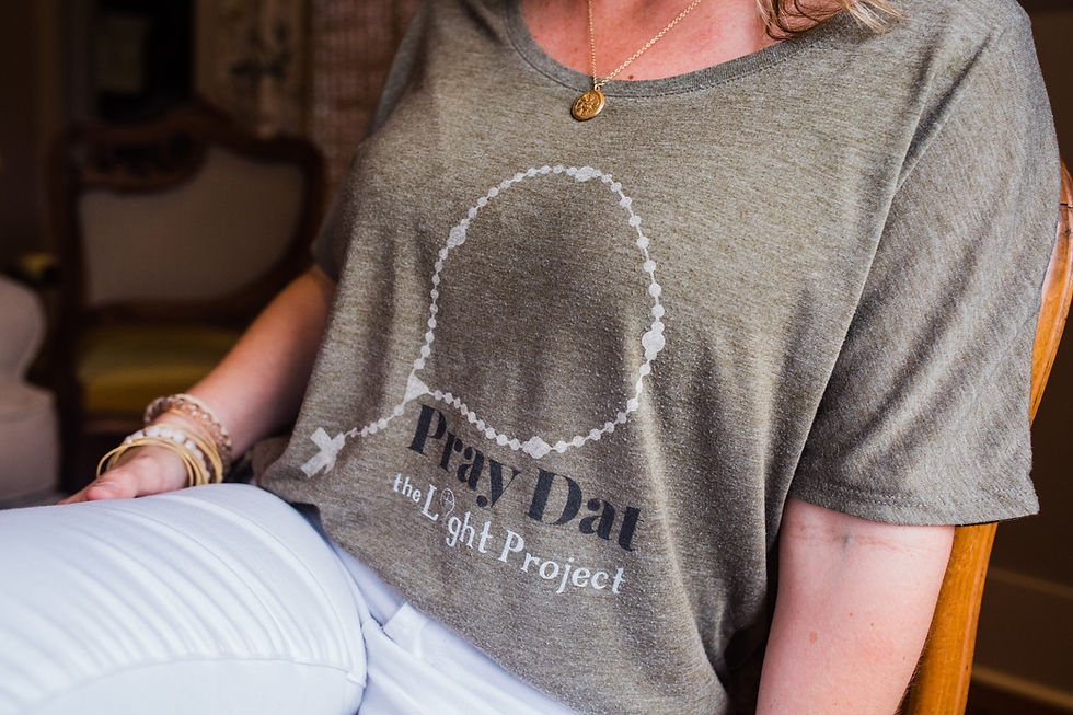 Thumbnail: Pray Dat Rosary Slouchy T-Shirt