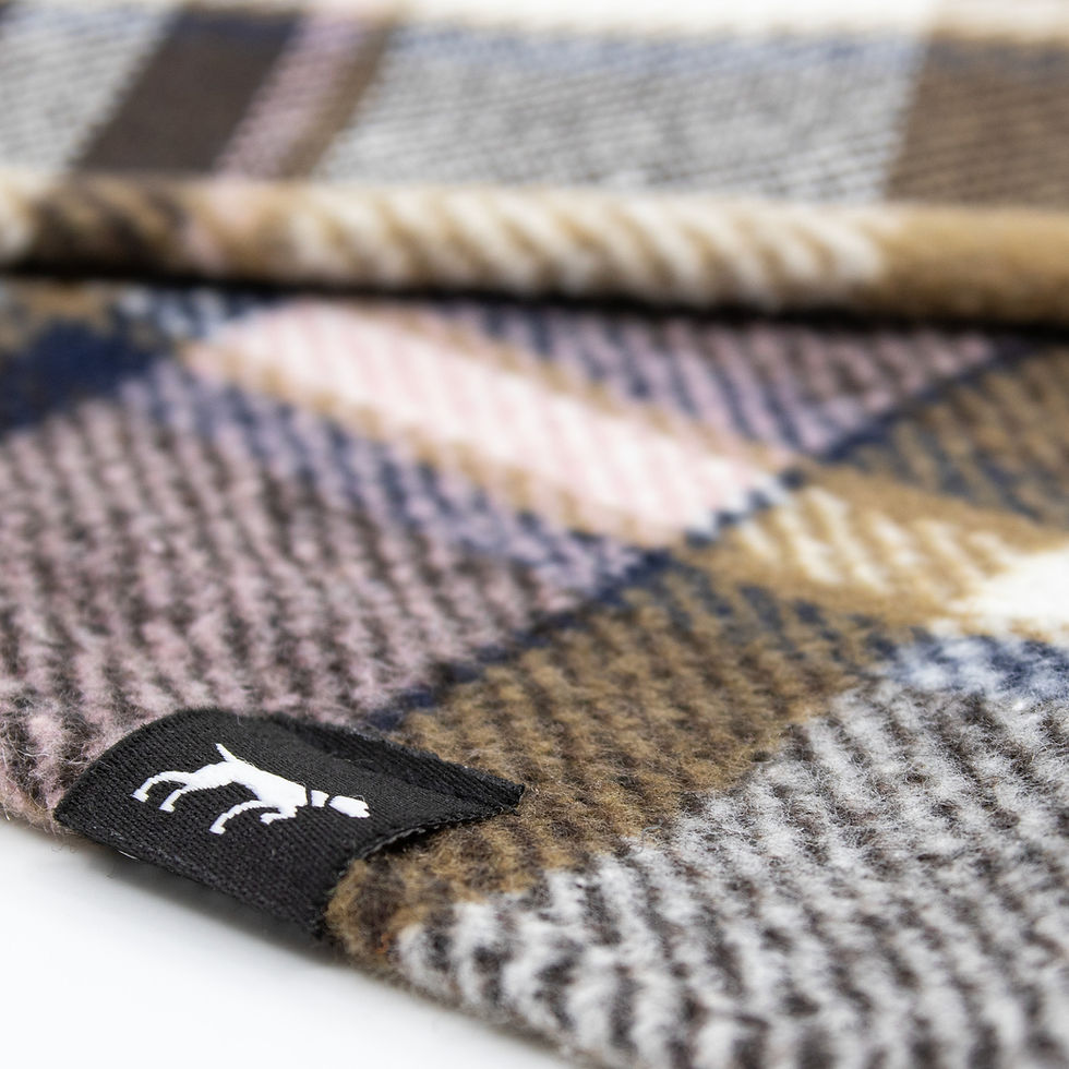 Miniaturbild: Hundehalstuch Bandana von Duftmarke aus Flanell Baumwolle