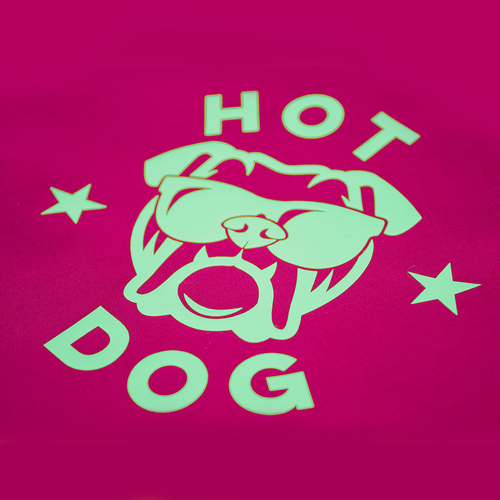 Miniaturbild: Hundehalstuch Hot Dog Rot