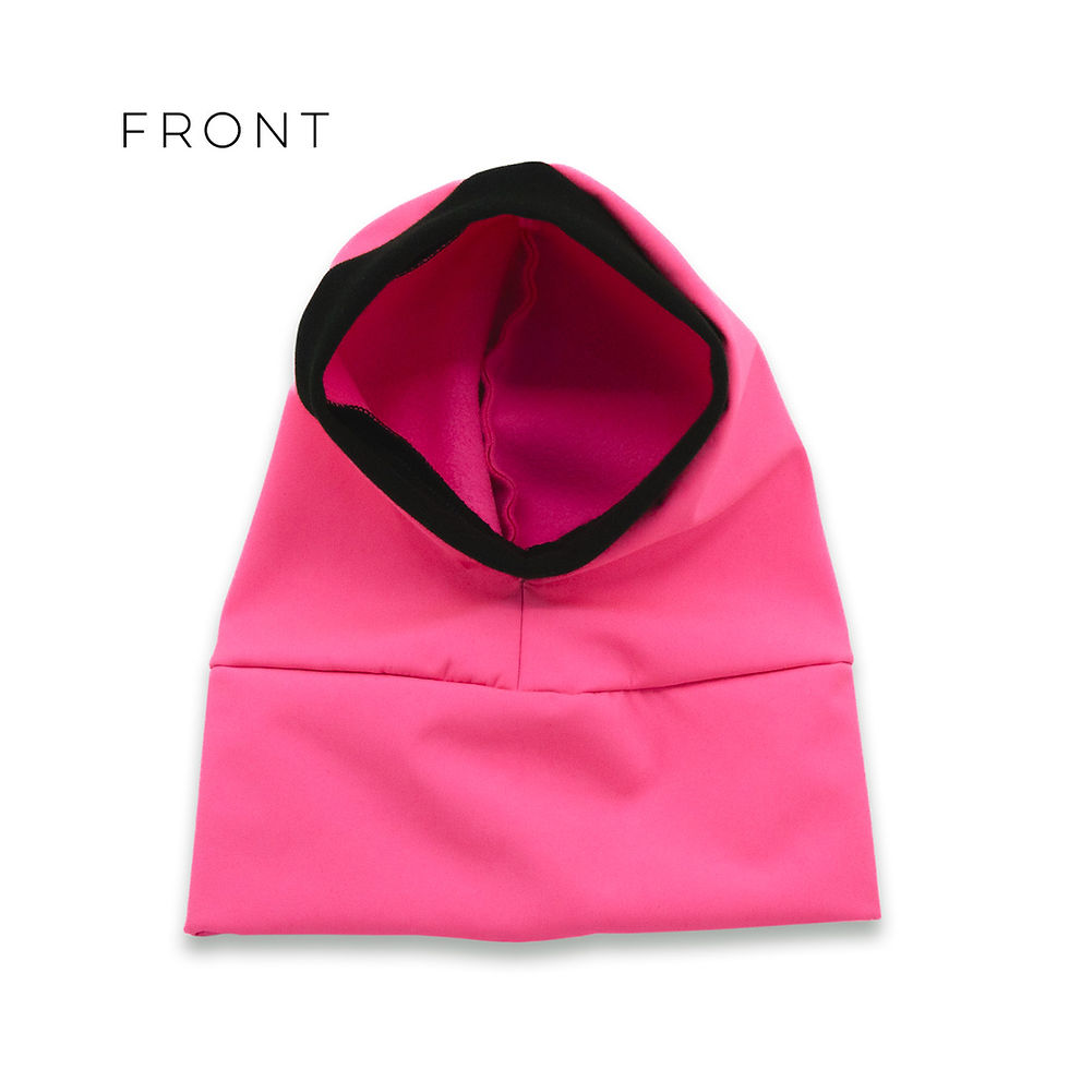 Hundemütze aus Softshell von Duftmarke in Neon Farbe