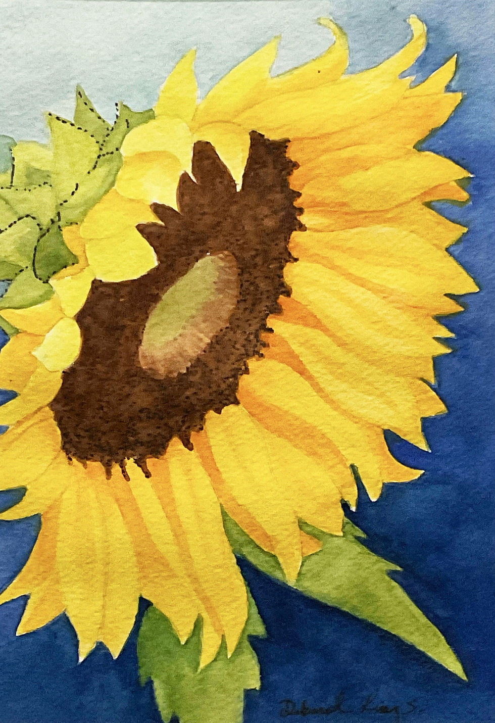 Beginners Simple Watercolor - Sunflower w/ Deborah