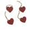 Thumbnail: Gift Tags/Ornaments - Heart-Shaped set of 5