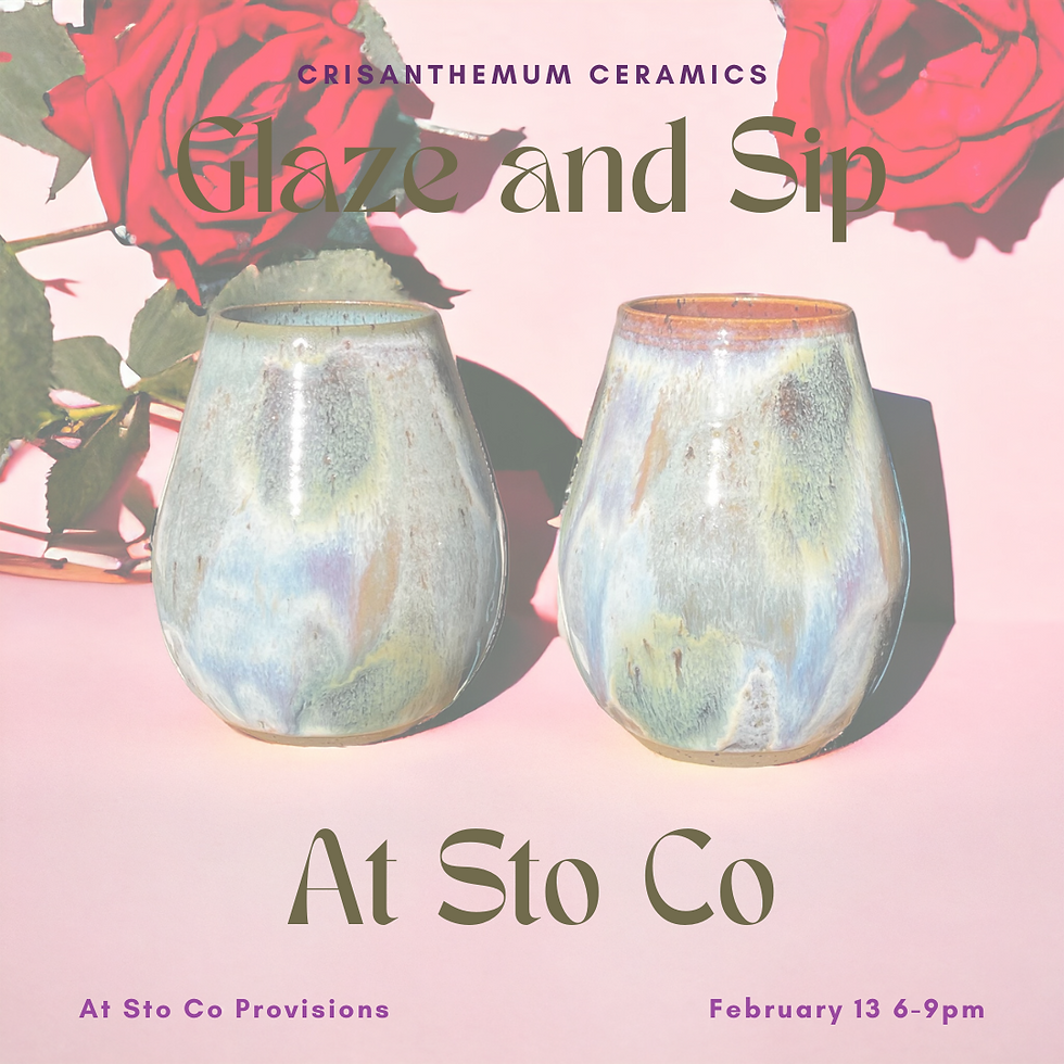 StoCo Glaze and Sip - SPRING IN NC!