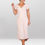 Thumbnail: Fitted Jersey Dress with Ivory Embroidery