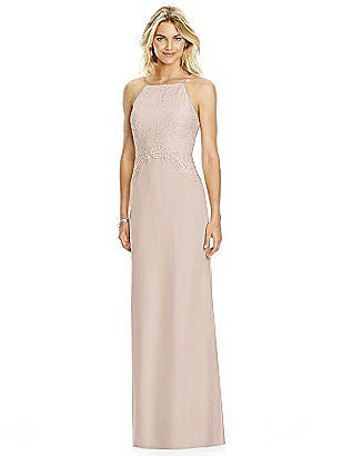 Marquis Lace and Chiffon Maxi Dress
