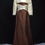 Thumbnail: Contrasting Full Length Taffeta Dress with Jacket