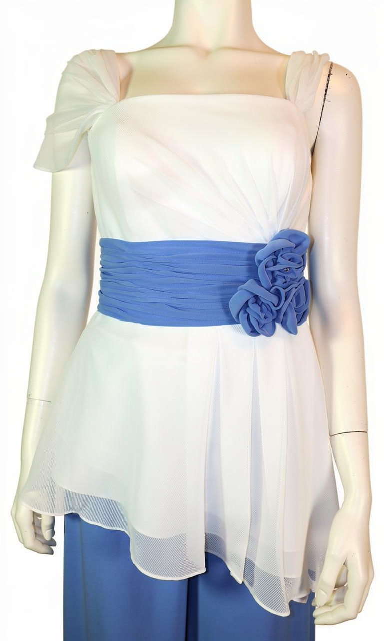 Chiffon Tunic Top and Trousers