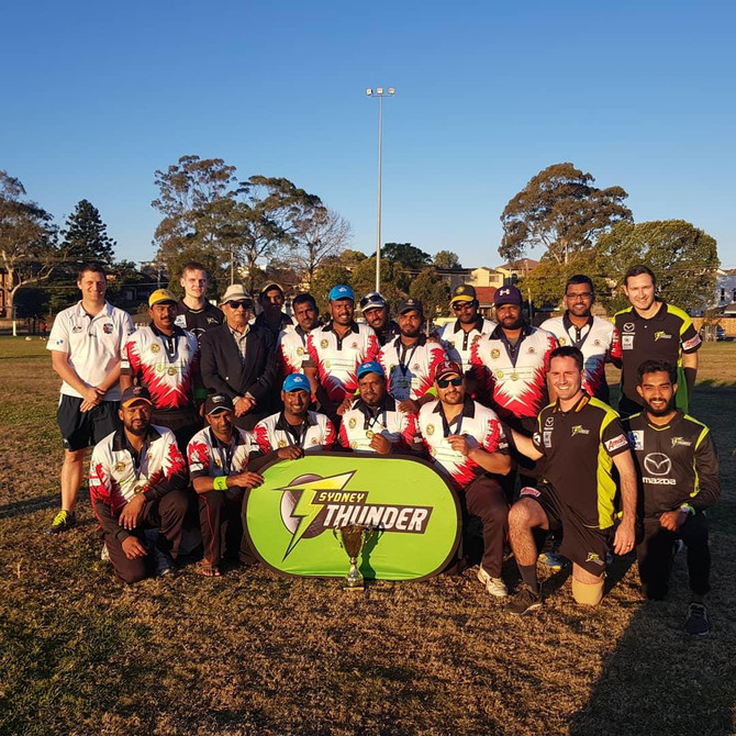 Sydney Thunder host All Nations Social Cricket "Don't Give Up, Give Back" event