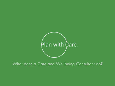 What does a Care and Wellbeing Consultant do?