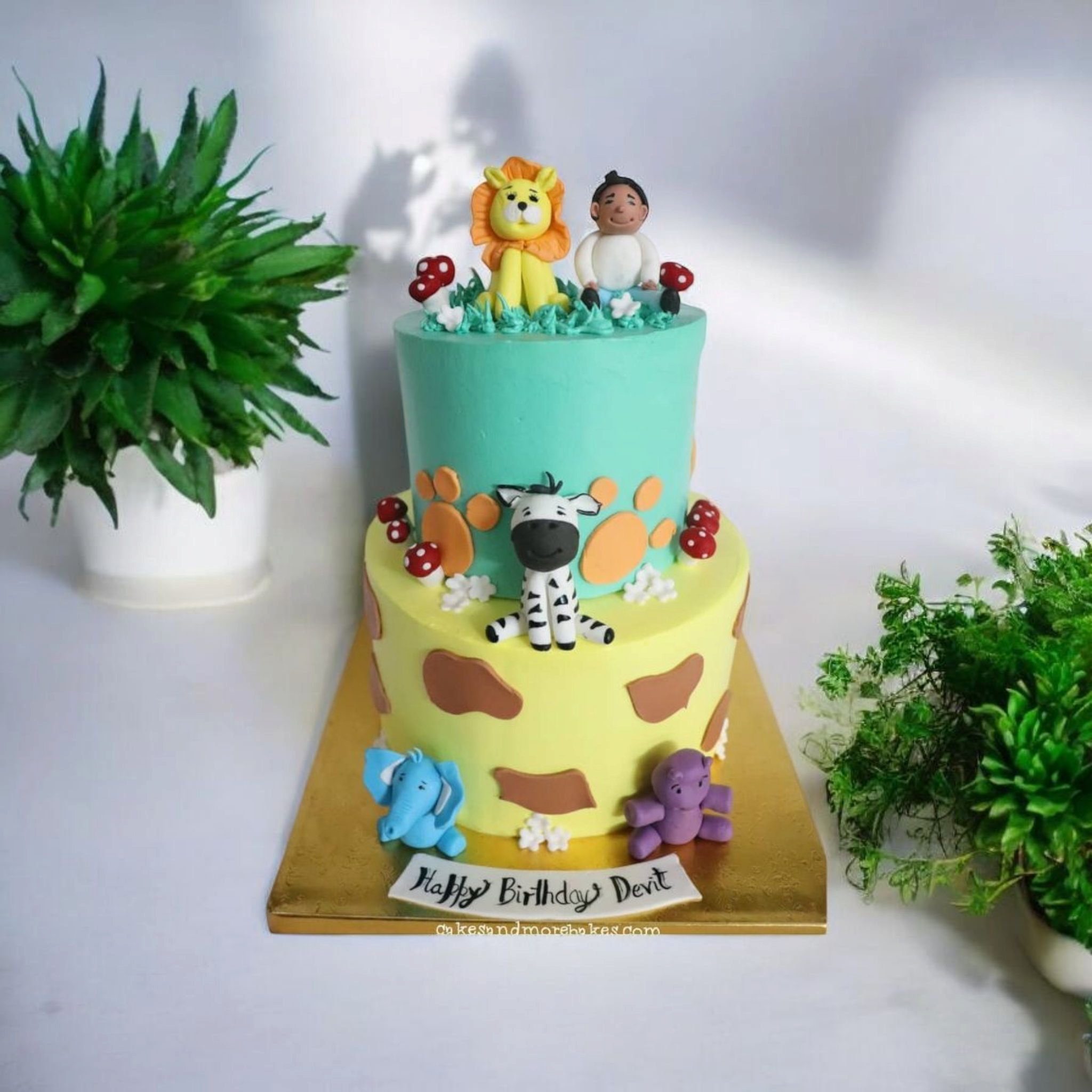 Animal Theme cake