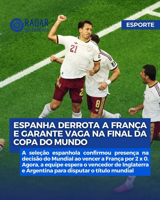 Espanha derrota a França e garante vaga na final da Copa do Mundo