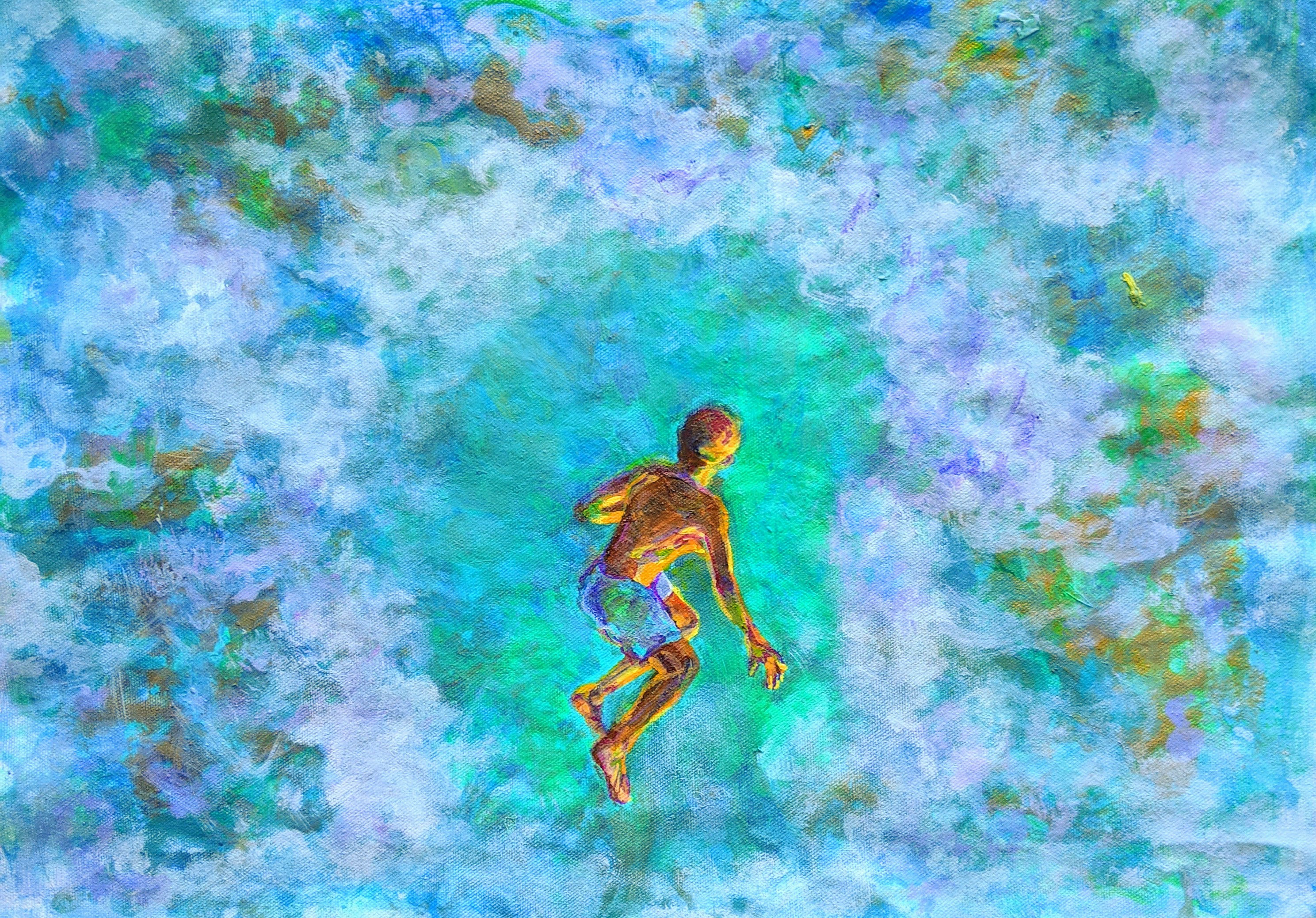 Freedom 6. Acrylics on canvas 19" x 14"