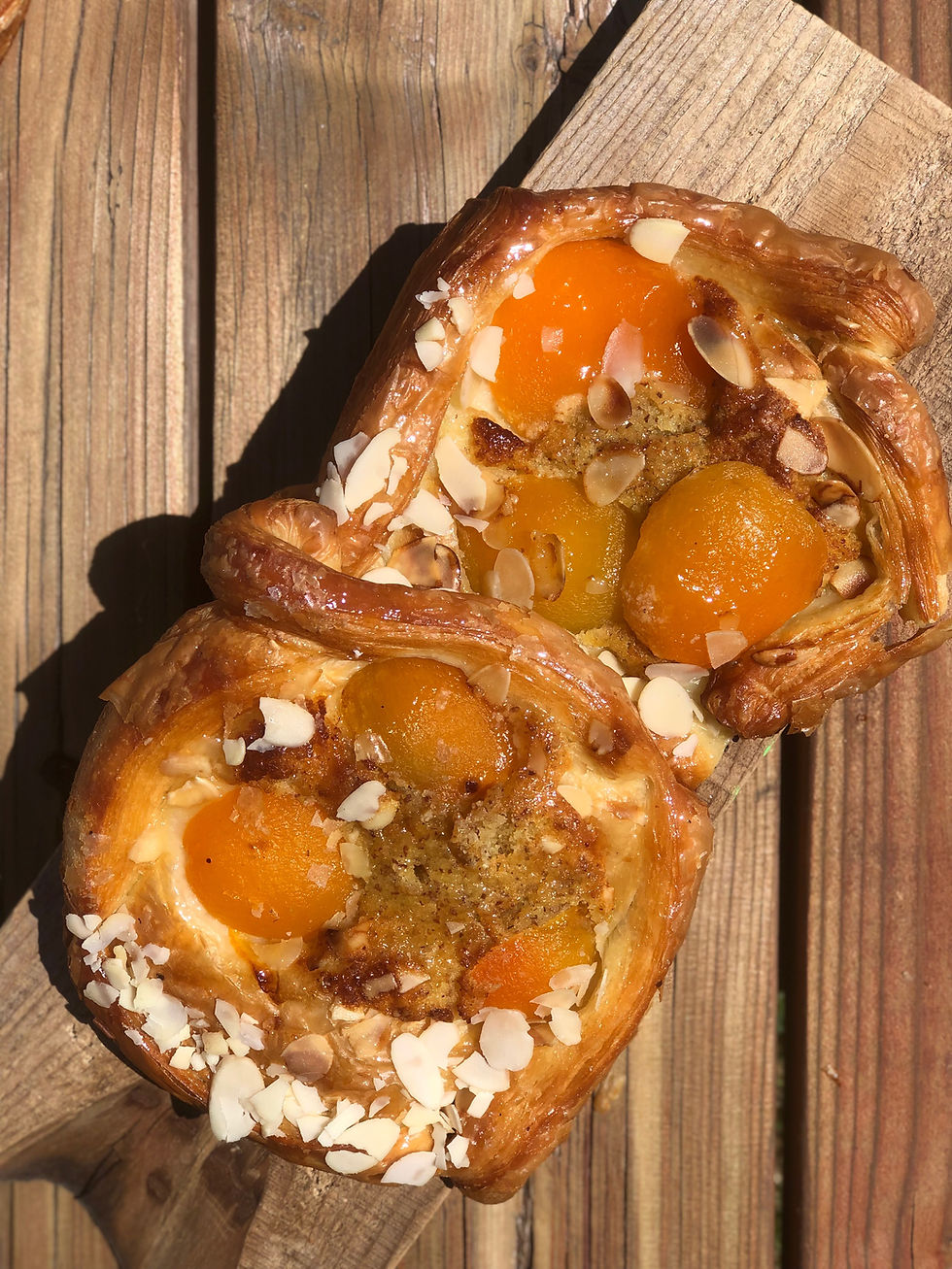 Croissant abricots et amandes