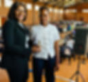 Award ceremony: Student receives prize, Ikusaselihle High School