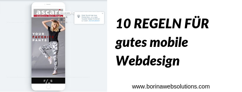 10 einfache Regeln für eine gute mobile Webseite