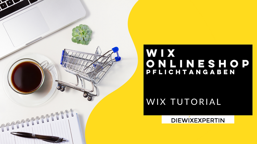 Wix Onlineshop rechtsicher aufstellen