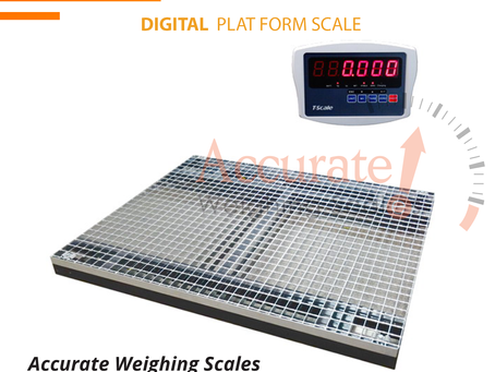 UNBS certified heavy duty platform weighing scales