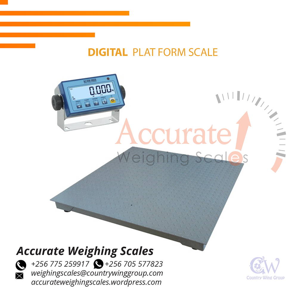 Licensed heavy-duty platform weighing scale for trade