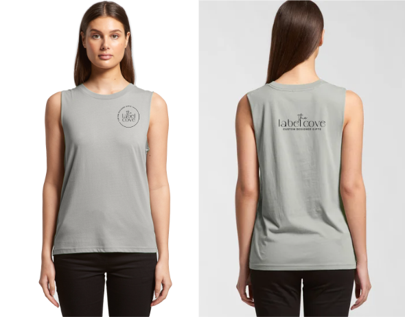 WO'S UPSIDE TANK | POCKET & BACK EMBROIDERY