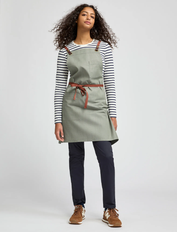 Thumbnail: TOM BIB APRON | POCKET EMBROIDERY