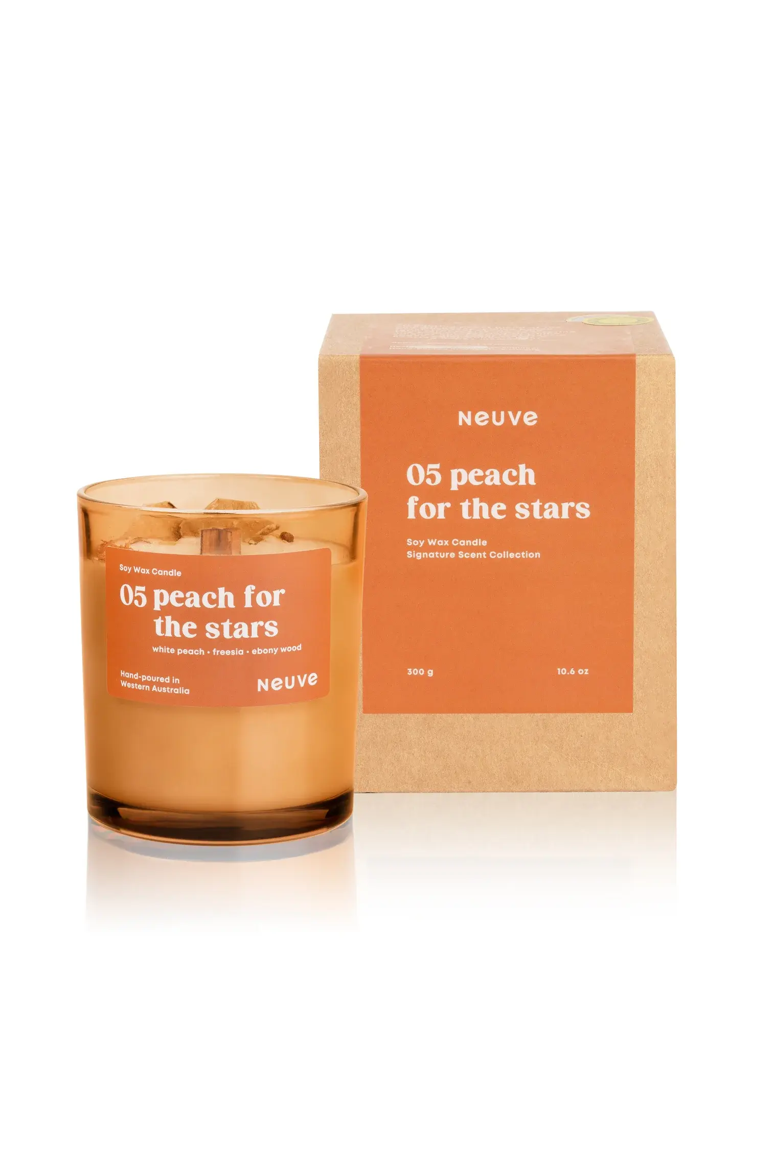 Neuve Soy Candle - 05 peach for the stars