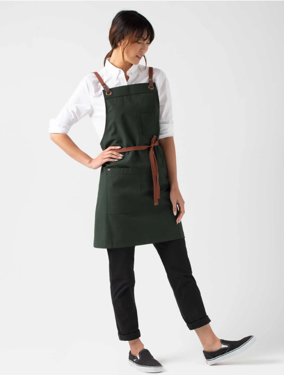 Thumbnail: TOM BIB APRON | POCKET EMBROIDERY