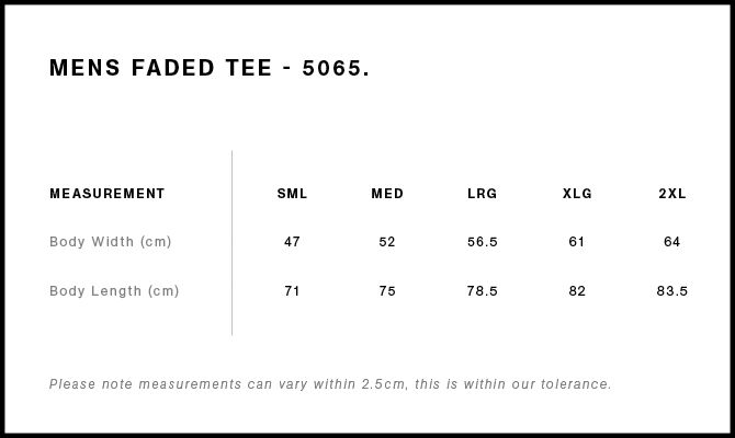 Thumbnail: MENS STAPLE FADED TEE - M4MH Logo