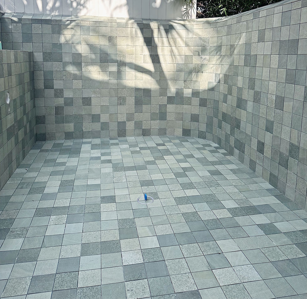 Fully tiled pool, New Brighton