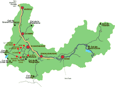 Maurienne Mountain passes map.gif