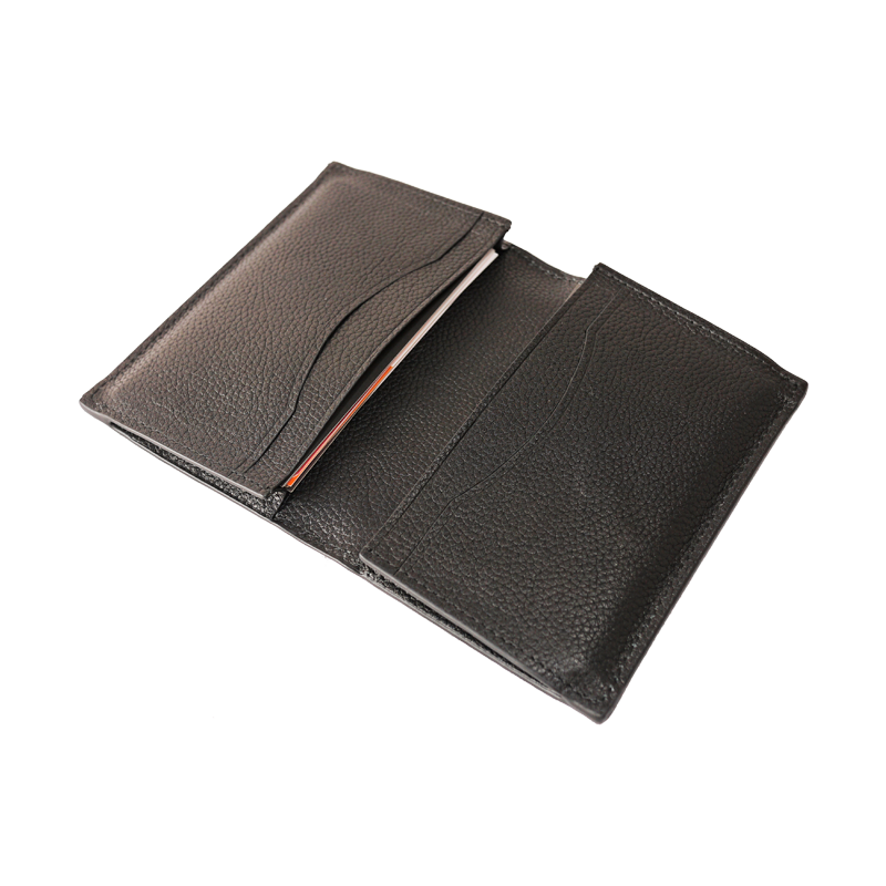 縮圖：CO038  RFID防盜中性皮革卡片收納夾