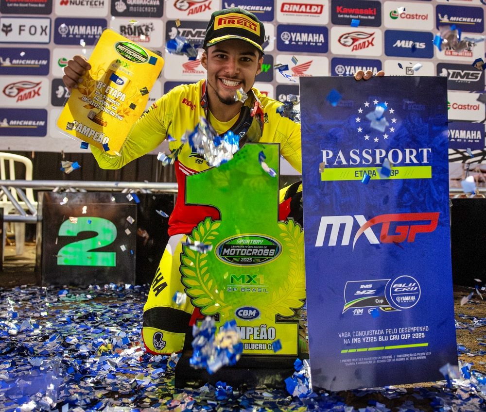 Kauã Vieira na Superfinale YZ 125 BLU CRU