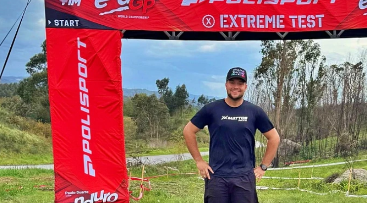 Patrik Capila representa o Brasil no Mundial de Enduro