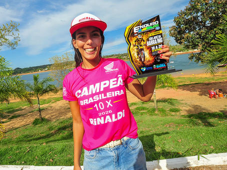 Bárbara Neves é octacampeã Brasileira de Enduro