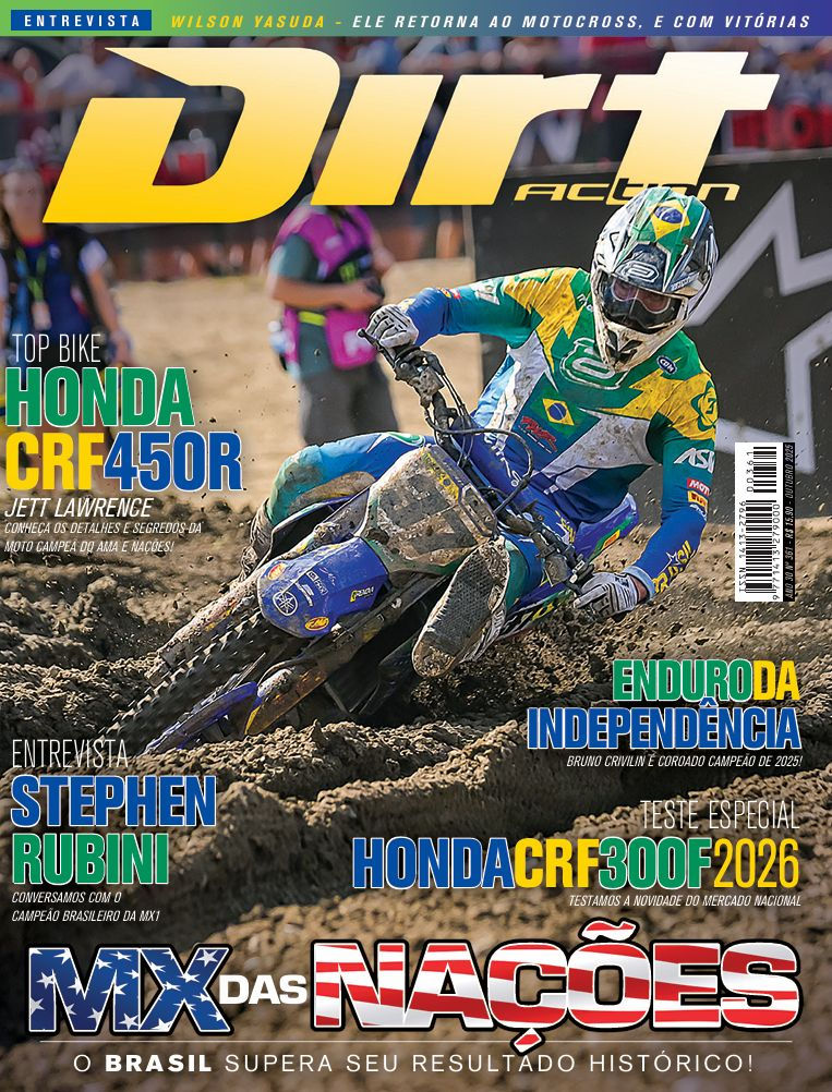 NOVA DIRT ACTION - OUTUBRO - TESTE HONDA CRF 300F 2026